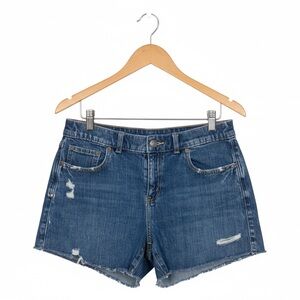 Aerie Distressed Blue Jean Shorts size S